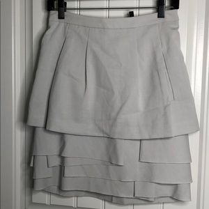 Light Grey layered skirt